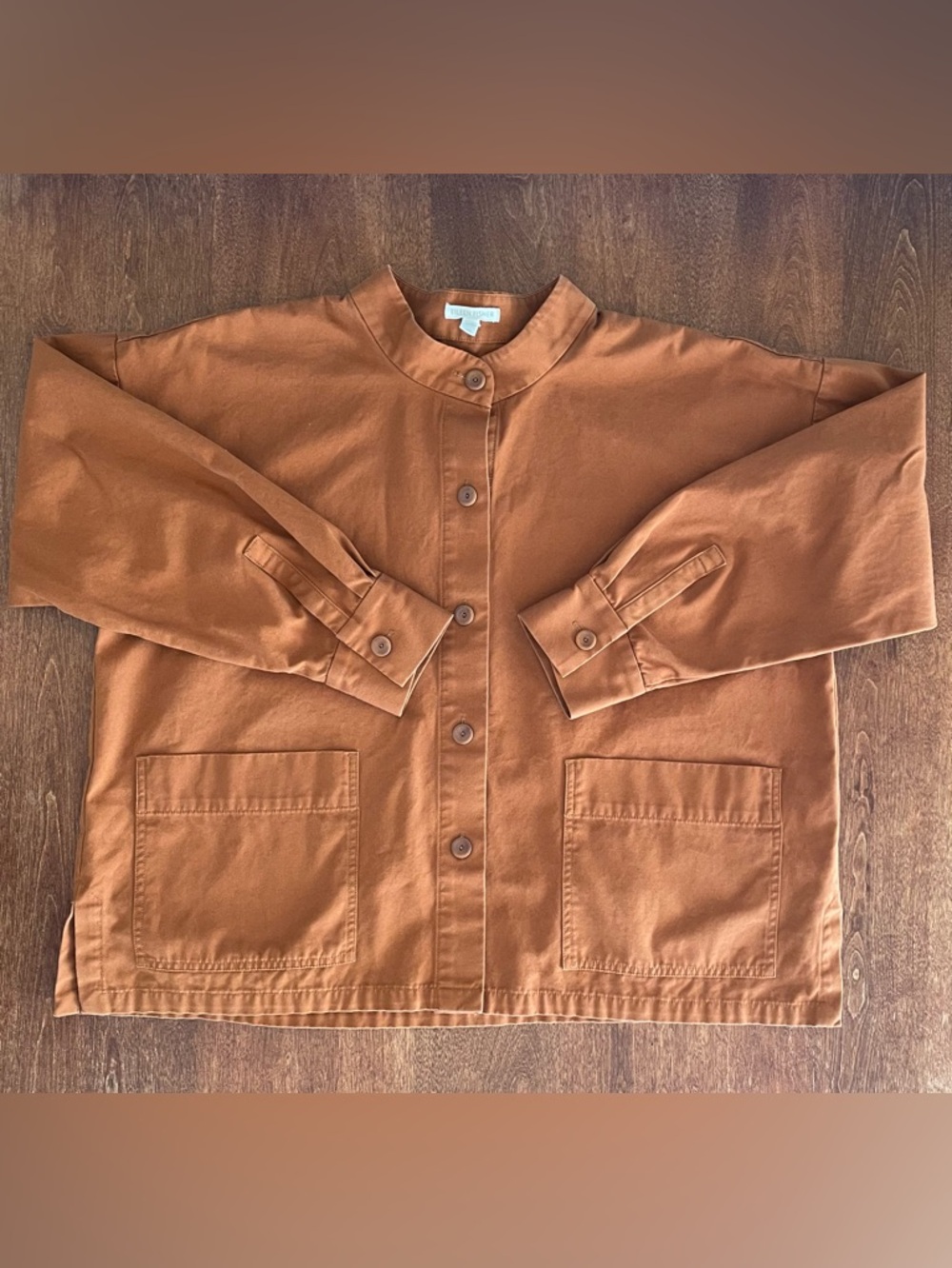 Eileen Fisher canvas Work Jacket